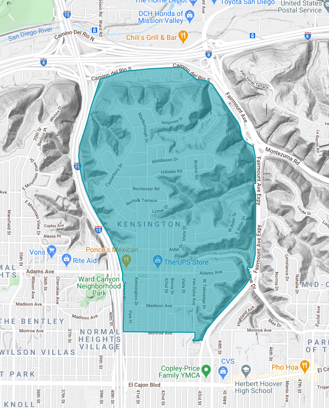 Beverly Hills, California Street Map – Fire & Pine
